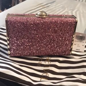 Henri Bendel Fliplock Party Box-Pink/Gold